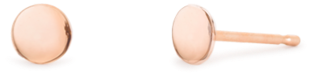 Solid Rose Gold Thumbtack Studs - Circle Clipart (800x800), Png Download