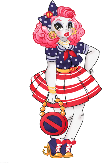 Here's Some Ever Puft, My Monster High Oc - Monster High Oc Clipart (500x650), Png Download