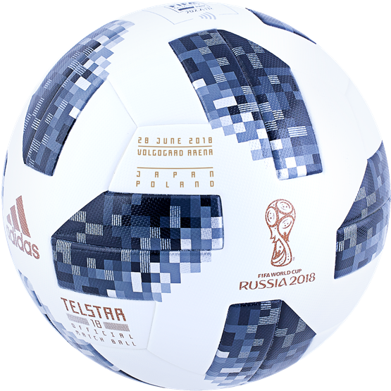 Adidas Telstar 18 World Cup Official Match Soccer Ball - Official Soccer Ball World Cup 2018 Clipart (600x600), Png Download