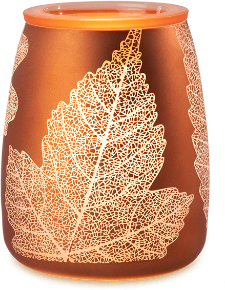 Gold Leaf Scentsy Warmer Clipart (600x600), Png Download