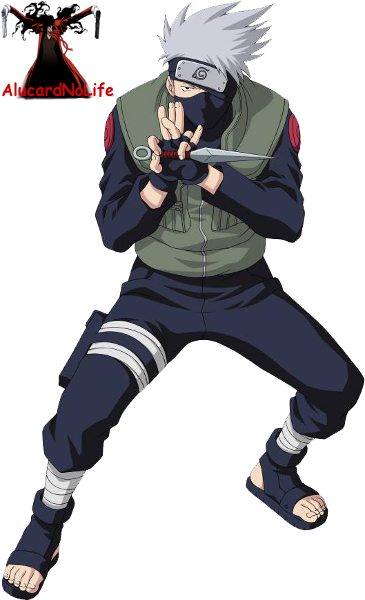 Kakashi Hatake By - Kakashi Hatake Render Clipart (576x904), Png Download