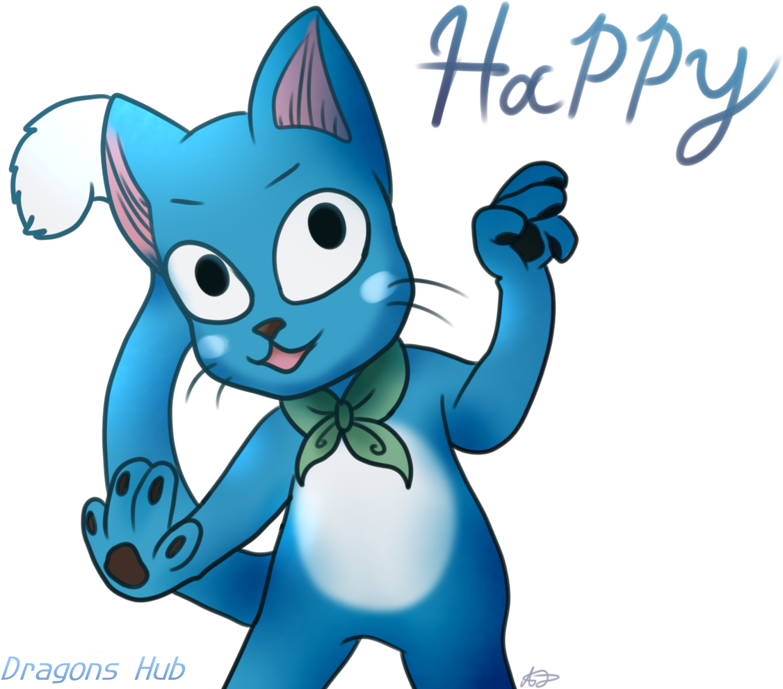 #fairytailhappy Hashtag On Twitter - Cartoon Clipart (1200x1000), Png Download