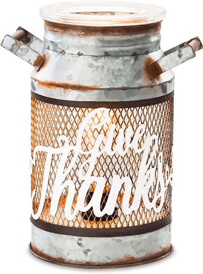 Scentsy Give Thanks Milk Can Warmer - Scentsy Give Thanks Milk Can Clipart (600x600), Png Download