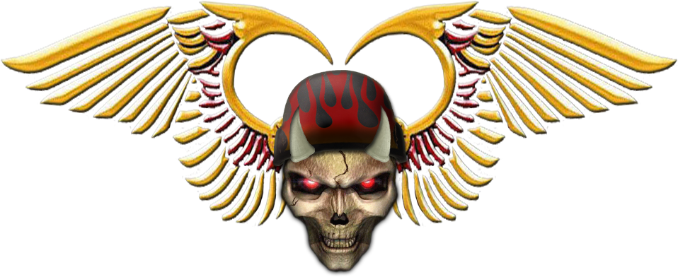 Wing Clipart Skull - Skulls - Png Download (958x392), Png Download