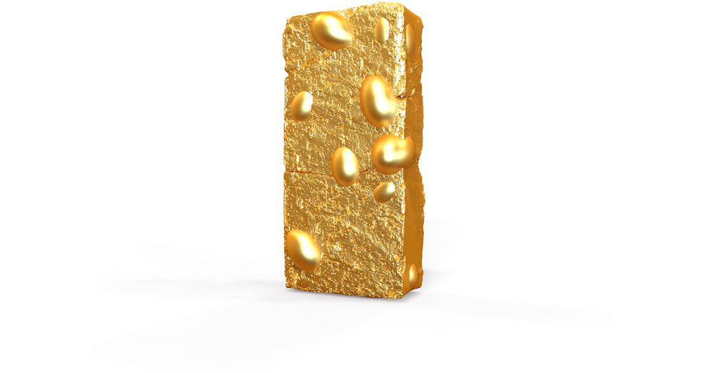 Gold Egg - Gold Clipart (1024x576), Png Download