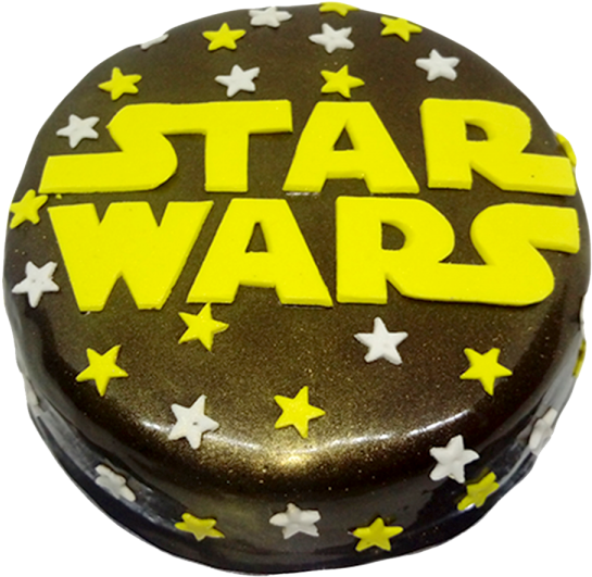 Star Wars Cartoon Cake - Birthday Cake Clipart (600x600), Png Download