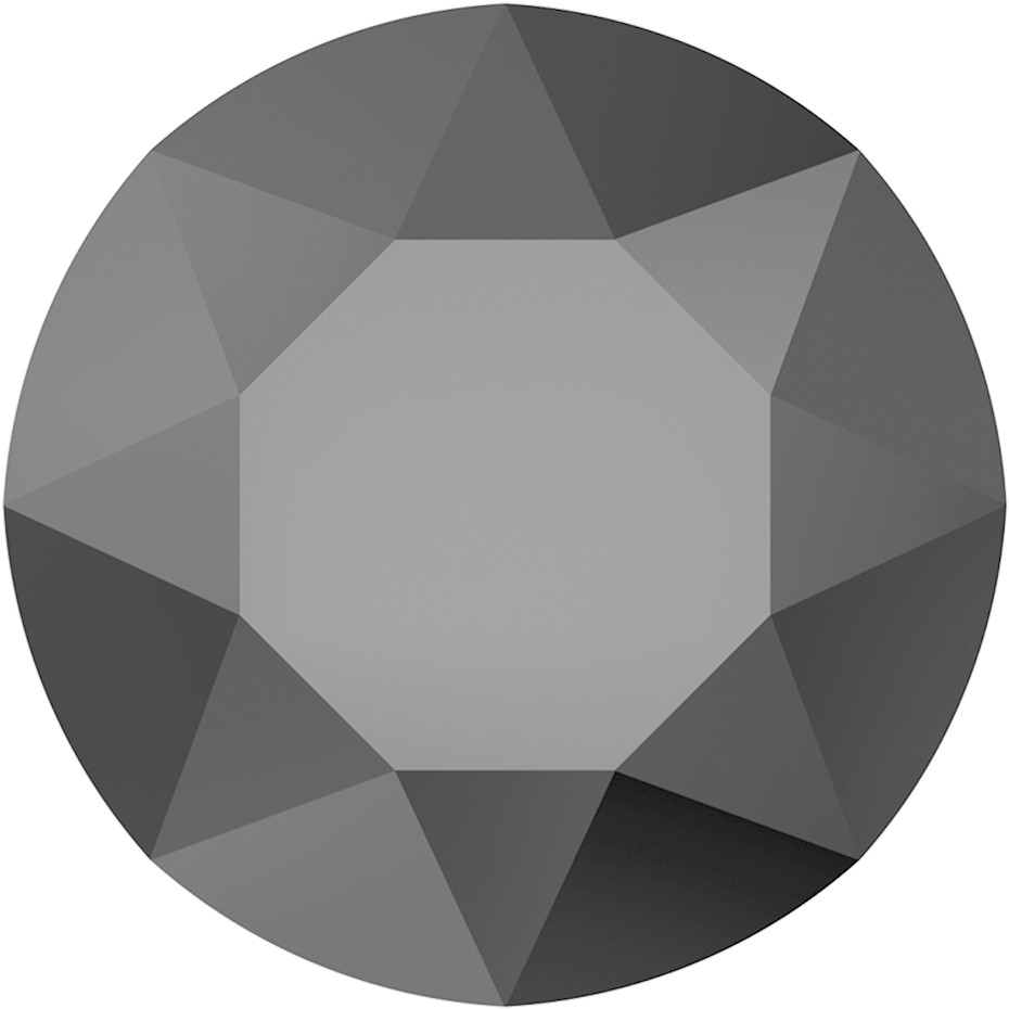 Premium Hot Fix Rhinestones-6ss - Circle Clipart (970x970), Png Download