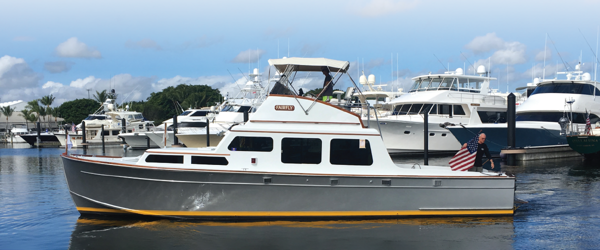 From Their Headquarters In Jacksonville, Florida Huckins - Huckins Boats Clipart (1200x500), Png Download