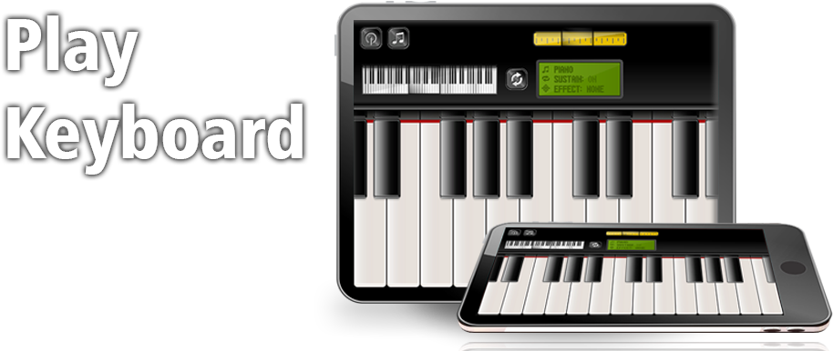 Android Download - Musical Keyboard Clipart (1024x400), Png Download