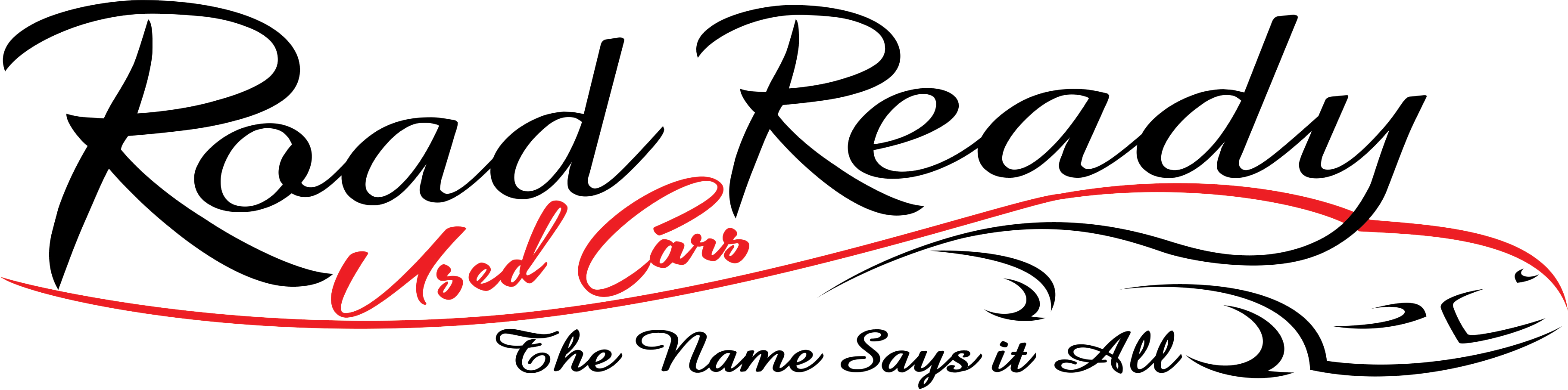 1 Plr Road Ready Used Cars $500,000 Cash Cow - Calligraphy Clipart (3639x906), Png Download