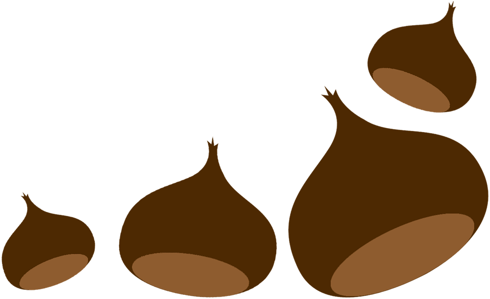 Chestnut Chestnuts Autumn Curly Season Nature - Chestnut Clipart (960x601), Png Download