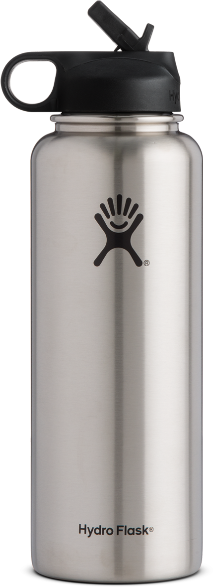 This Is One Of The Largest Bottles Hydro Flask Sells, - Stainless Steel 32 Oz Hydro Flask Clipart (804x1262), Png Download