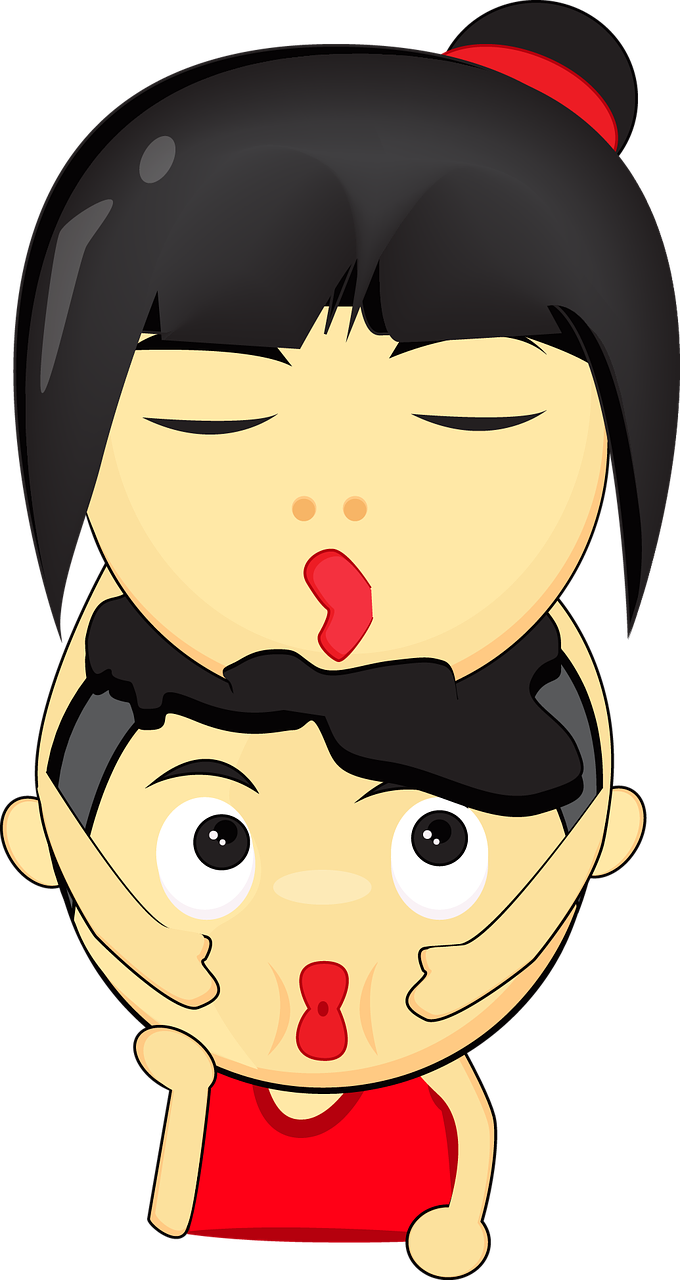 Cute Couples Men& - Cartoon Clipart (680x1280), Png Download
