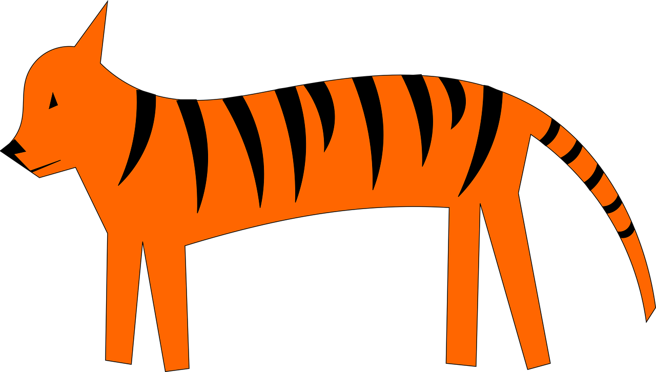Tiger Cartoon Cute Animal Zoo Png Image - Nokia Frames Clip Art Transparent Png (1280x726), Png Download
