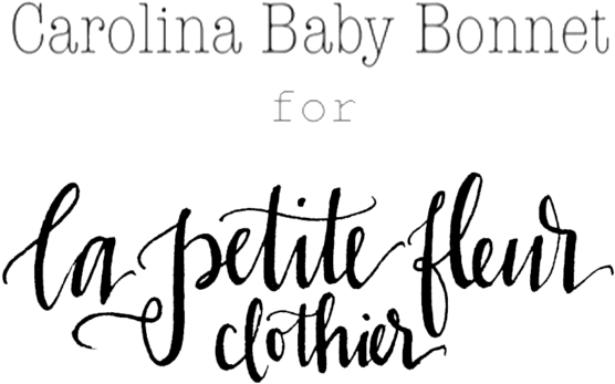 Baby Boy Bonnet- Fog Gingham And Ivory Corduroy La - Calligraphy Clipart (1023x614), Png Download