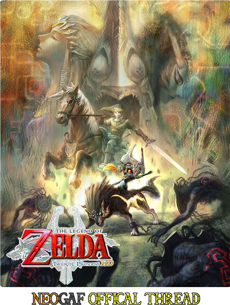 Wii U Release Date - Legend Of Zelda Twilight Princess Poster Clipart (864x1056), Png Download