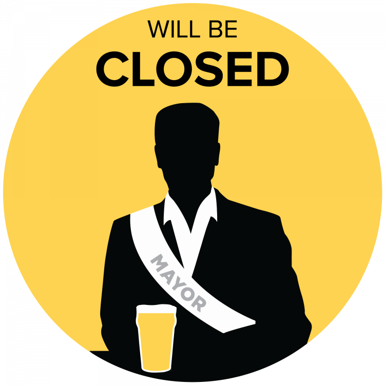 Closed On Thanksgiving Day - Mayor Clipart (750x750), Png Download