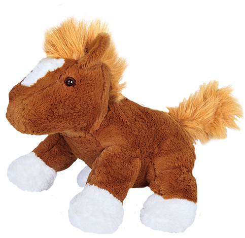 Chestnut The Horse - Stuffed Toy Clipart (520x600), Png Download