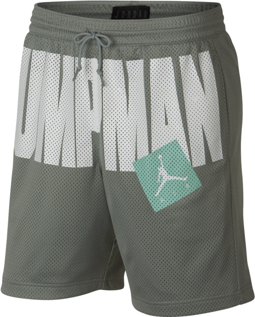Air Jordan Jumpman Air Mesh Shorts - Board Short Clipart (523x651), Png Download