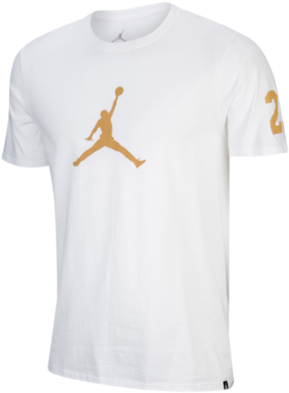 Jordan Jumpman Jsw White Graphic Tee T Shirt Mens Medium - Air Jordan Clipart (640x640), Png Download