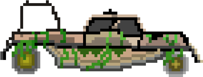 Army Car - Army Car Pixel Art Clipart (850x460), Png Download