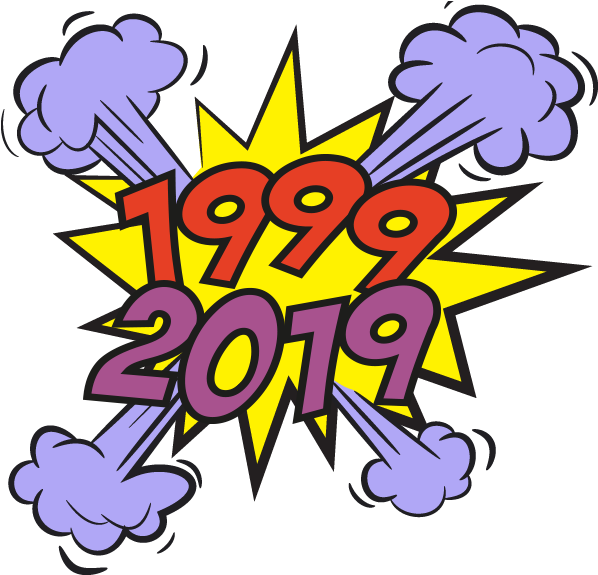 Twenty Years Of Dc Clipart (946x597), Png Download