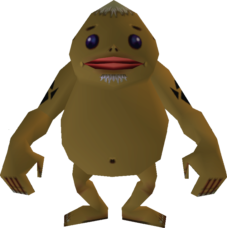 Ocarina Time Gorons Zelda Clipart (728x731), Png Download
