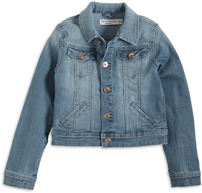 Denim Jacket Blue Clipart - Large Size Png Image - PikPng