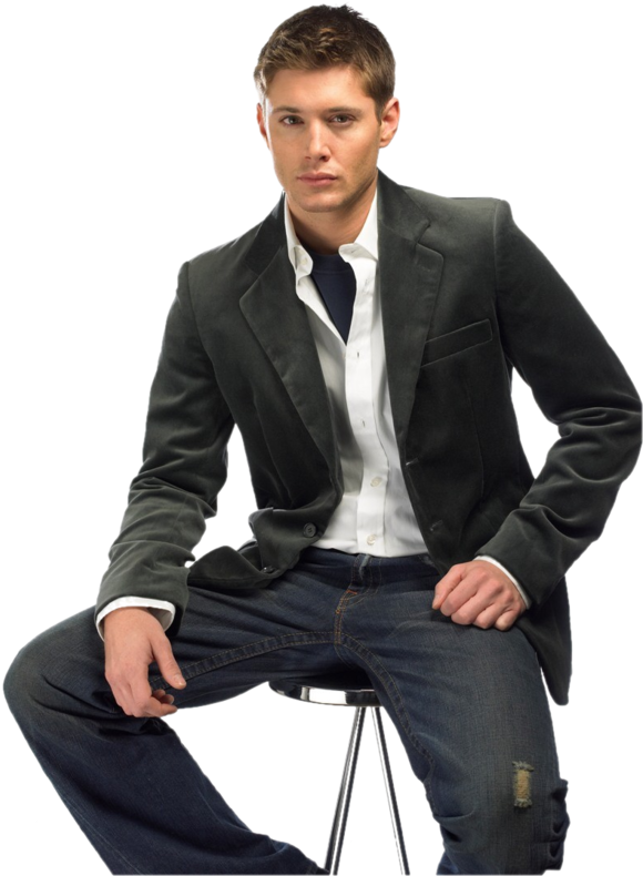 Tube Homme Png - Jensen Ackles Without Background Clipart (600x795), Png Download