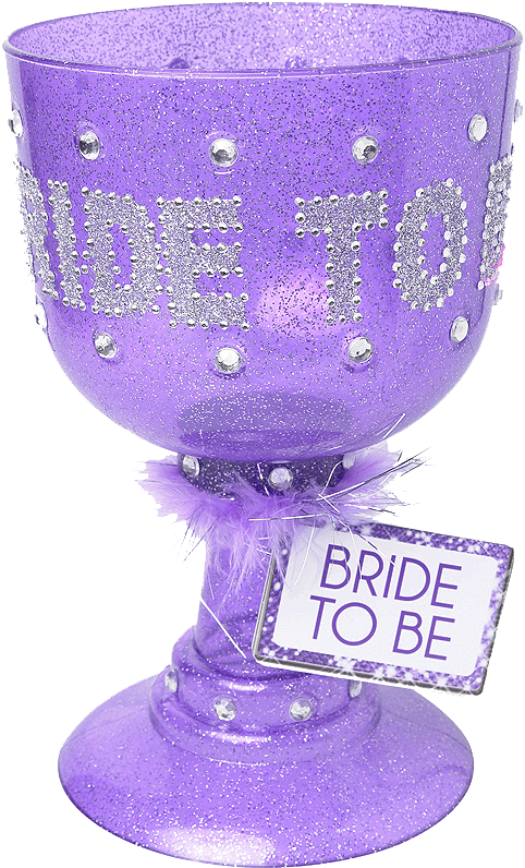 Great Bachelorette Party Supplies For Bridal Showers - Purple Bachelorette Party Clipart (500x833), Png Download