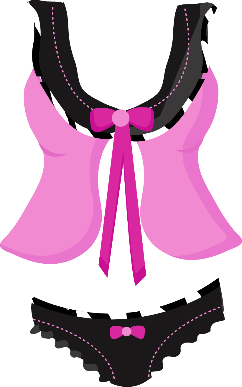 Black And White Download Bachelorette Party Clipart - Ropa Interior Para Despedida De Soltera - Png Download (821x1315), Png Download