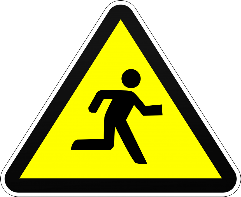 Warning Signs - Danger Of Death Sign Clipart (866x650), Png Download