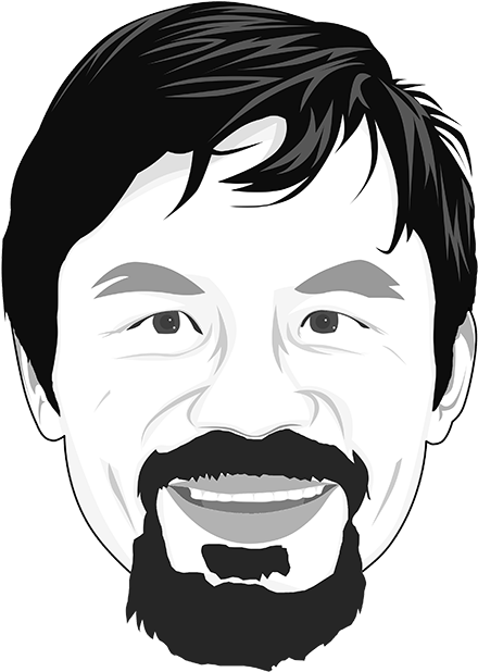 Manny Pacquiao, Cartoonized - Caricature Of Manny Pacquiao Clipart (500x647), Png Download