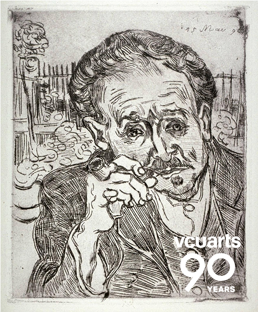 For Decades, A Print Of Vincent Van Gogh's Only Etching - Vincent Van Gogh Etching Clipart (1200x628), Png Download
