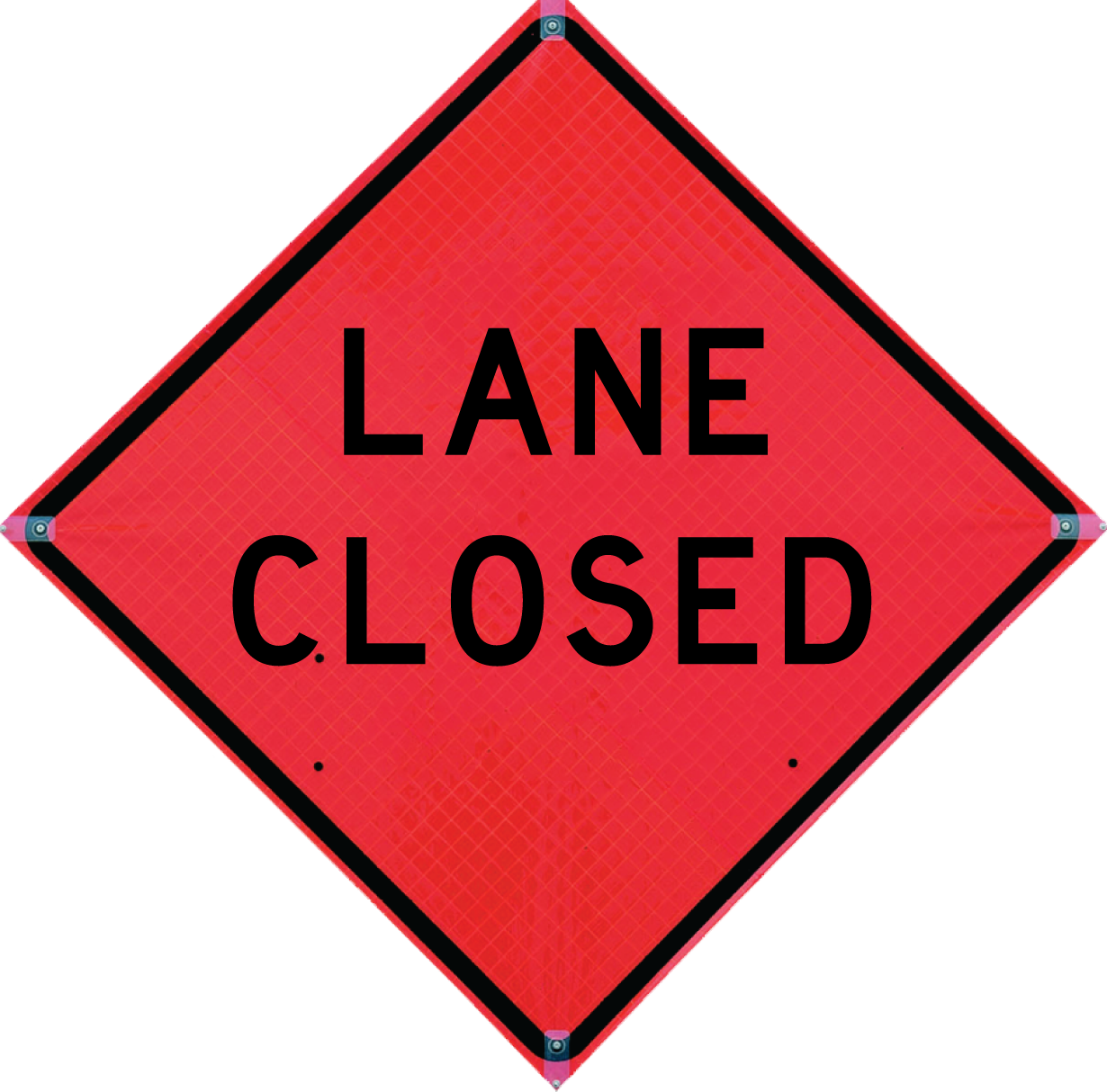 Lane Closed Traffic Sign - Oamaru Clipart (1230x1214), Png Download