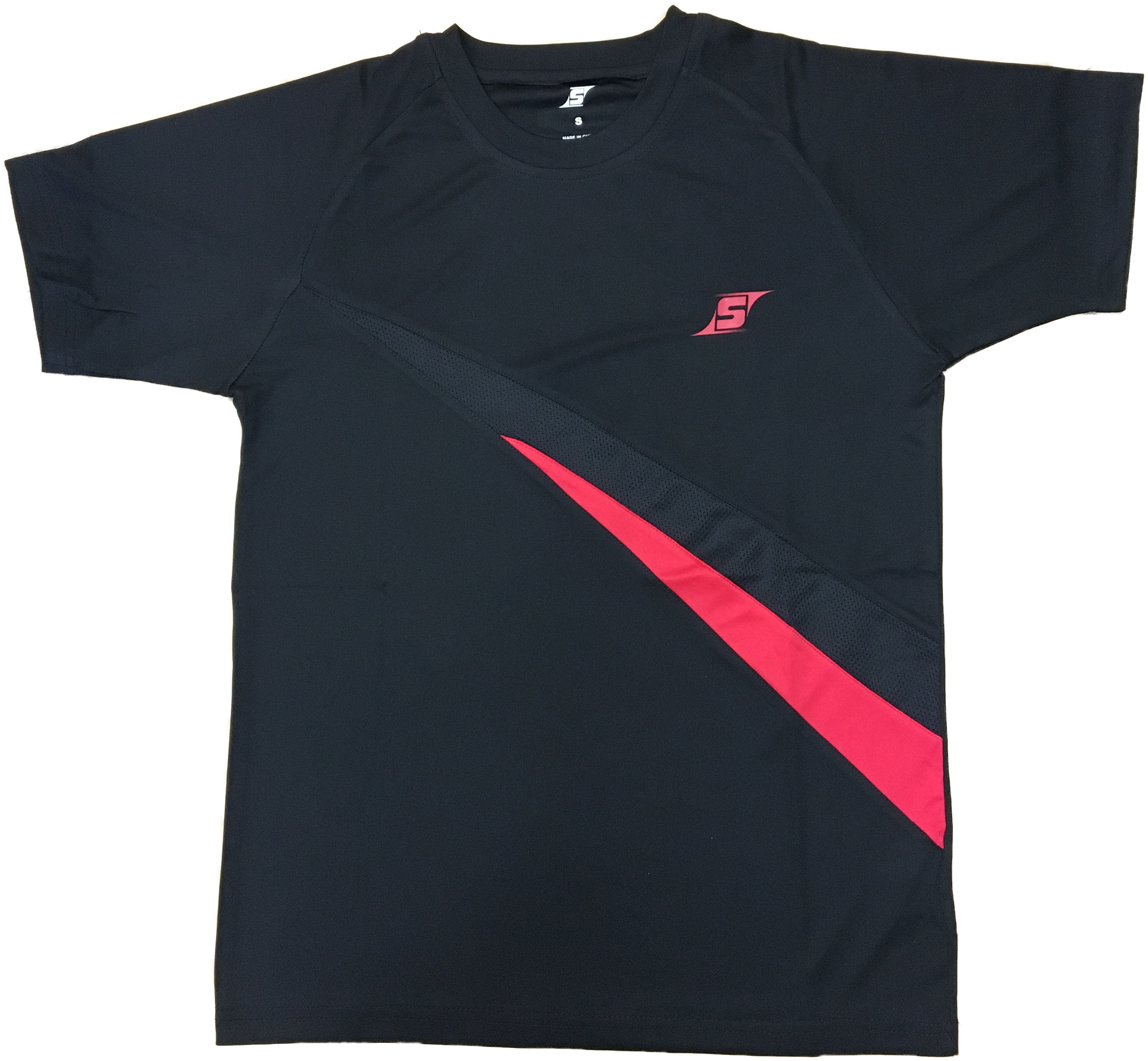 Speed Ts Noir Rouge Homme - Active Shirt Clipart (3024x4032), Png Download