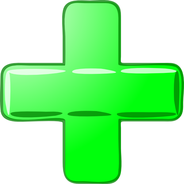 Green Plusminus Clip Art - Plus Minus - Png Download (600x598), Png Download