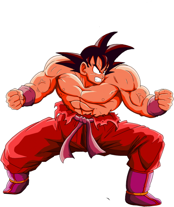Goku Kaioken X3 Png Clipart (600x899), Png Download