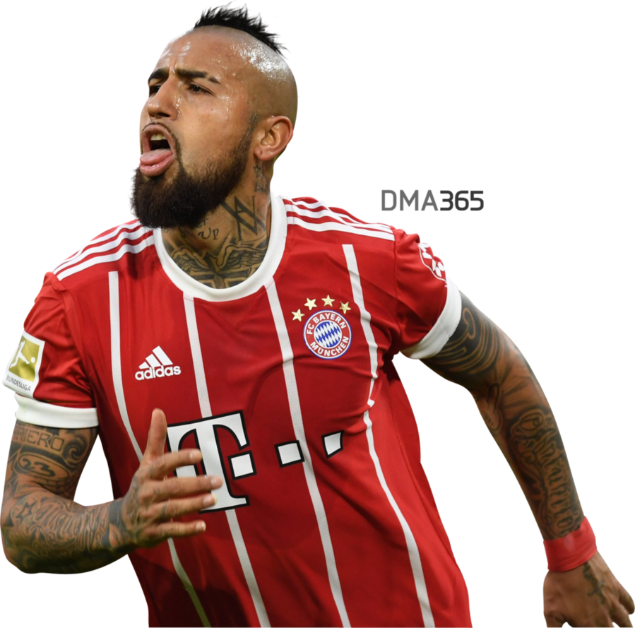 Arturo Vidal Png - Arturo Vidal 2018 Png Clipart (899x889), Png Download
