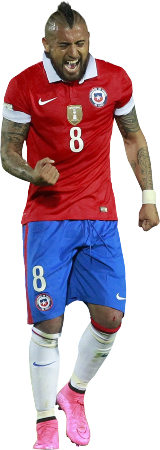 Arturo Vidal Render - Arturo Vidal Chile Render Clipart (536x1503), Png Download