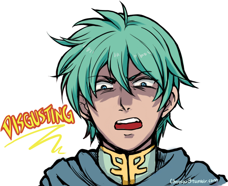 Choorou Disgusted Ephraim Face For You Guys' Daily - Fire Emblem Ephraim Face Disgusting Clipart (825x662), Png Download