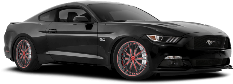 2016 Ford Mustang Gt Oe 18 Wheels - Performance Car Clipart (960x420), Png Download