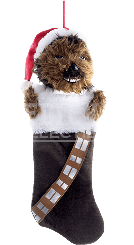 Star Wars Chewbacca Plush Stocking - Botas Navideñas Star Wars Clipart (850x850), Png Download