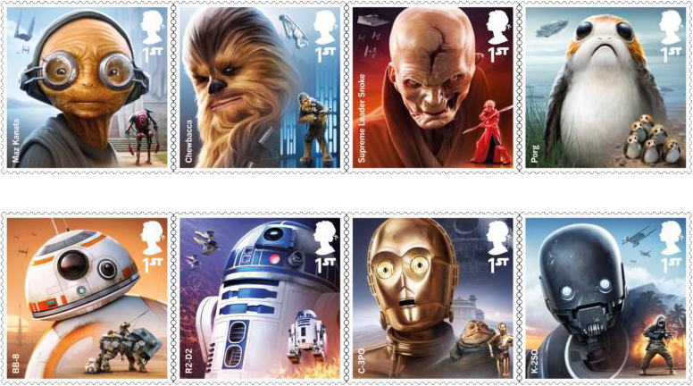 Pre-order The New Star Wars™ 2017 Stamps And Discover - Star Wars Stamps Clipart (776x432), Png Download