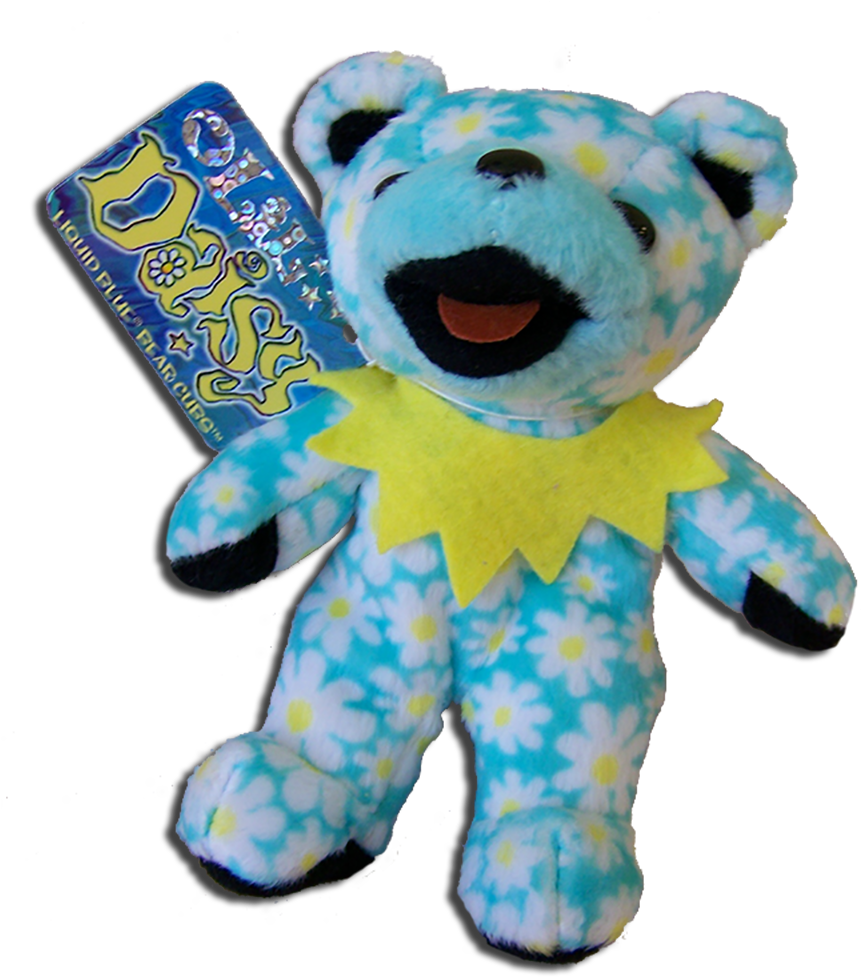 Grateful Dead Bean Bears - Grateful Dead Bear Daisy Clipart (892x1000), Png Download