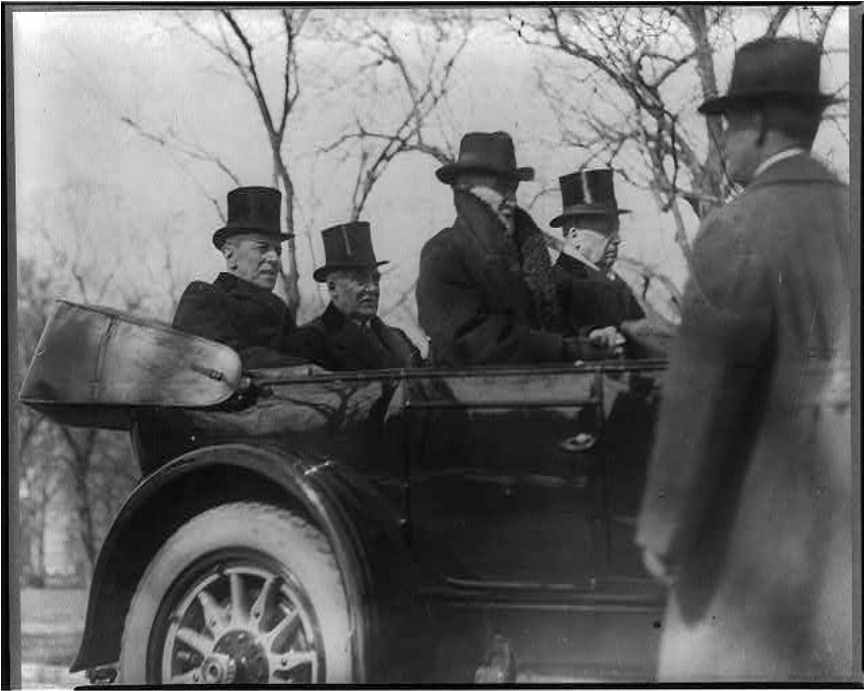 On This Day, January - Presidential Inauguration 1921 Clipart (1144x690), Png Download