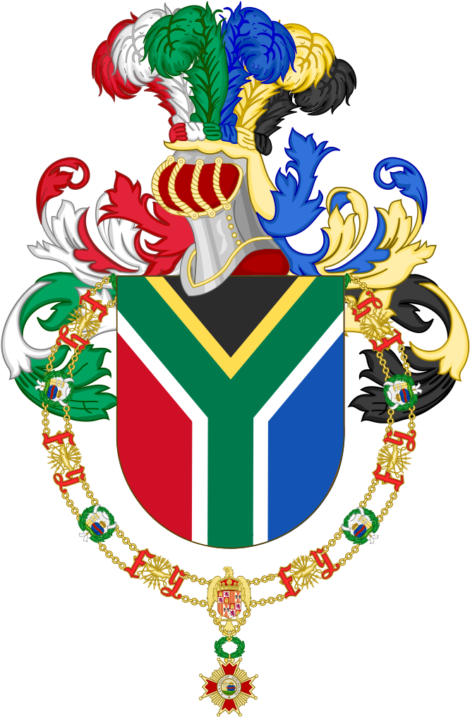 Coat Of Arms Of Nelson Mandela - Nelson Mandela Coat Of Arms Clipart (688x1024), Png Download