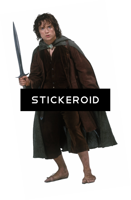 Frodo Lord Of Rings The - Frodo Clipart (525x801), Png Download