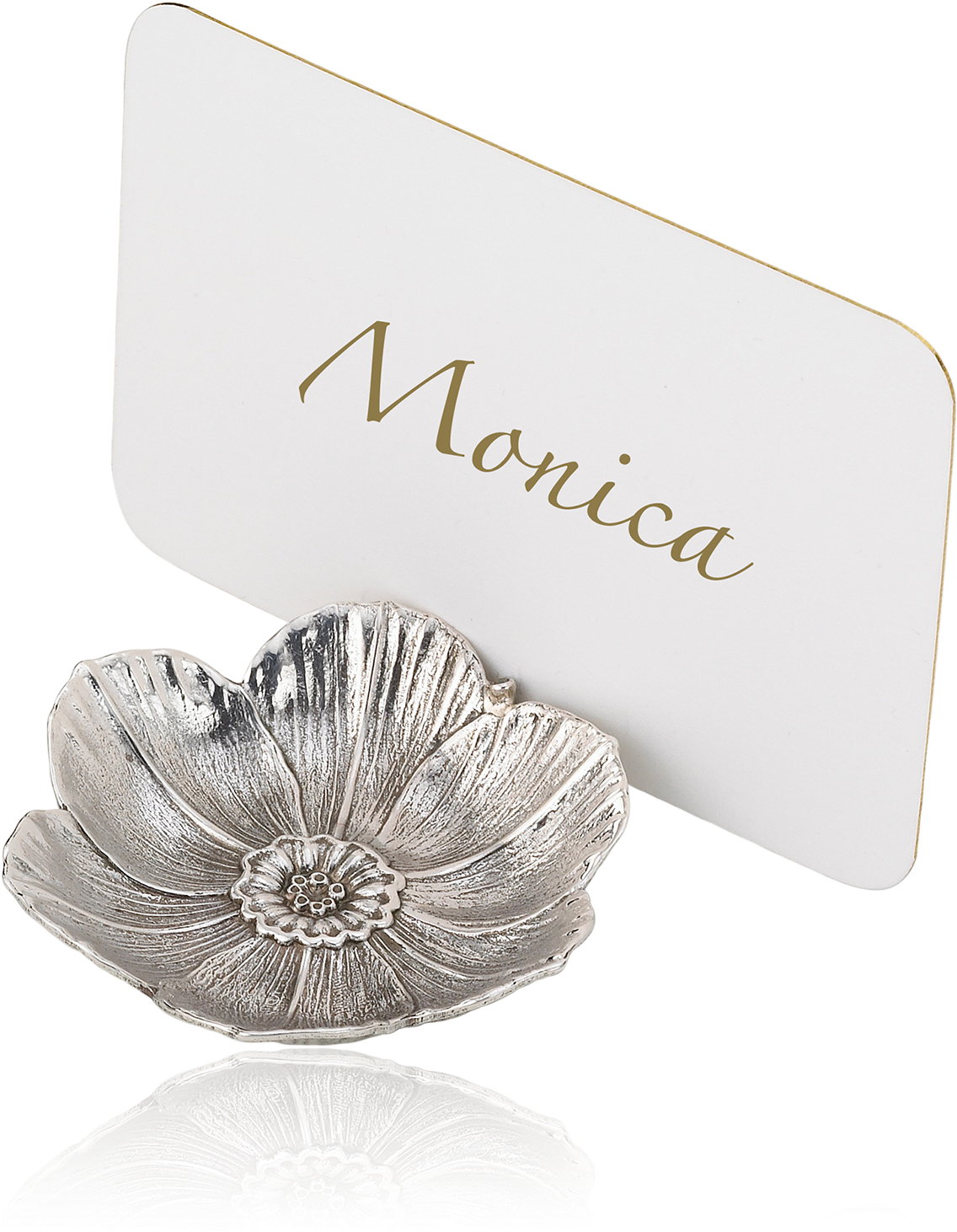 Place Marker Narcissus - Silver Clipart (1800x1800), Png Download