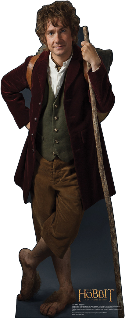 David That's Just A Poster Advertising The Movie - Bilbo Baggins - The Hobbit Movie Cardboard Stand Up Clipart (1080x1080), Png Download